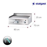 Plancha Sobremesa Ranurada 80 Gas Butano Stalgast | Equipamiento Industrial