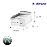 Plancha Cromo Duro Sobremesa 40 Gas Natural | Gastroten