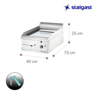 Plancha Cromo Duro Sobremesa 40 Gas Butano | Equipamiento Industrial