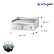 Plancha Sobremesa Lisa 80 Eléctrica Trifásica | Gastroten