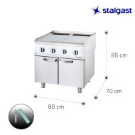 Cocina Inducción 4 Fuegos Trifásica Stalgast | Equipamiento Industrial