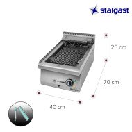 Barbacoa de Agua Eléctrica 40 Trifásica Stalgast | Hostelería Profesional