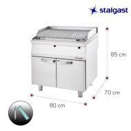 Barbacoa de Piedra Volcánica Gas Natural 80 cm | Gastroten