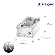 Freidora Eléctrica Simple 10L Sobremesa Trifásica | Gastroten