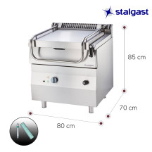 Sartén Basculante Eléctrica 58L Trifásica Stalgast | Equipamiento Industrial