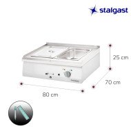 Baño María 2 Cubas GN 1/1 Stalgast | Equipamiento Industrial