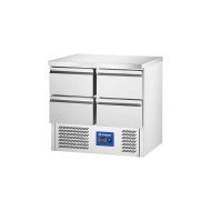 Mesa Fría Estática 90x70 4 Cajones Cleiton | Equipamiento Industrial