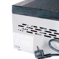 Plancha Hierro Eléctrica Ranurada 30 cm Romux | Equipamiento Industrial
