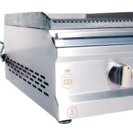 Plancha Hierro Eléctrica Ranurada 30 cm Romux | Equipamiento Industrial