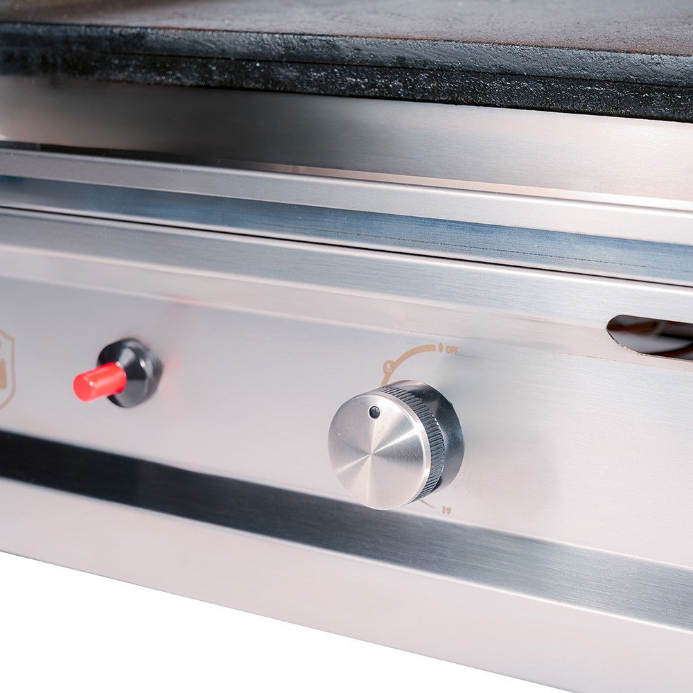 Plancha Hierro Gas 50 cm Sobremesa Romux | Equipamiento Industrial