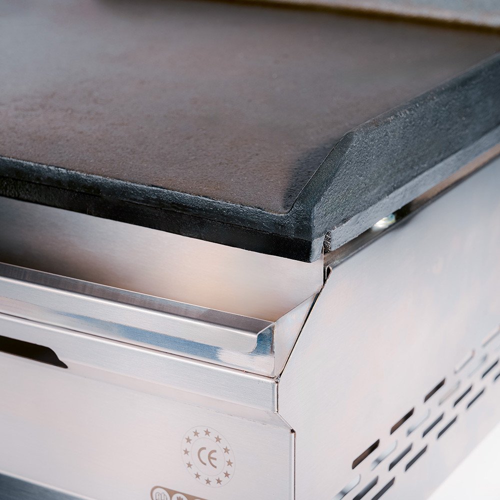 Plancha Hierro Gas 50 cm Sobremesa Romux | Equipamiento Industrial