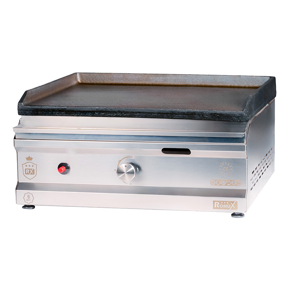 Plancha Hierro Gas 50 cm Sobremesa Romux | Equipamiento Industrial