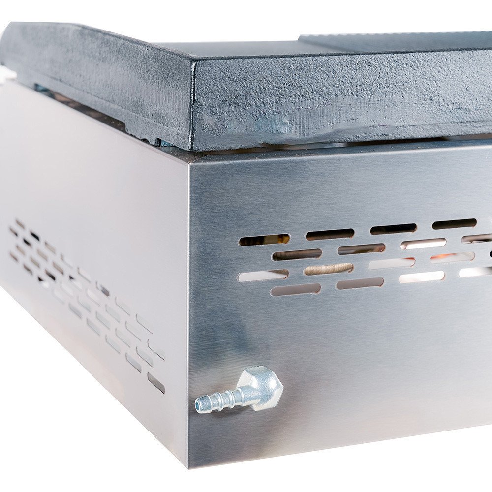 Plancha Hierro a Gas 50 cm Sobremesa Romux | Hostelería Profesional