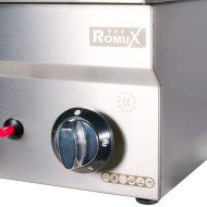 Plancha Industrial Cromo Duro 50 cm Gas Romux | Equipamiento Industrial