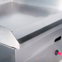 Plancha Industrial Cromo Duro 50 cm Gas Romux | Equipamiento Industrial