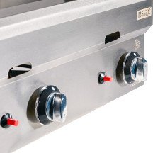 Plancha Industrial Cromo Duro 70 cm Gas Romux | Equipamiento Industrial