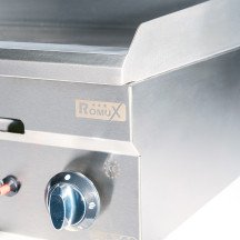 Plancha Industrial Cromo Duro 70 cm Gas Romux | Equipamiento Industrial