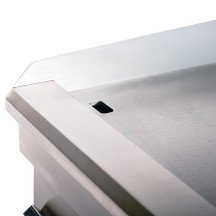 Plancha Industrial Cromo Duro 70 cm Gas Romux | Equipamiento Industrial