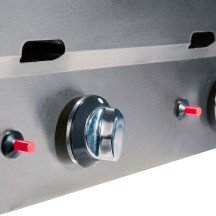 Plancha Industrial Cromo Duro 70 cm Gas Romux | Equipamiento Industrial