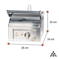 Grill Eléctrico 26 cm Sobremesa Romux | Equipamiento Industrial