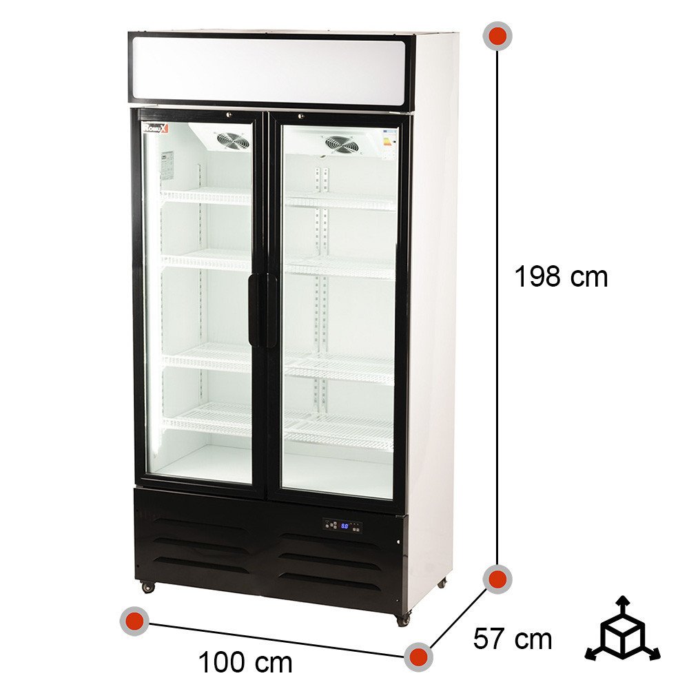 Armario Expositor 600L Ventilado Romux | Equipamiento Industrial