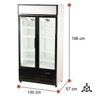 Armario Expositor 600L Ventilado Romux | Equipamiento Industrial