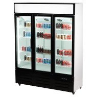 Armario Expositor Refrigerado 900L 3 Puertas Romux | Equipamiento Industrial