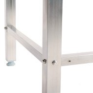 Mesa de Trabajo Acero Inoxidable para Hostelria 1500x600 mm | ROMUX Profesional