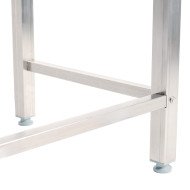 Mesa de Trabajo Acero Inoxidable para Hostelria 1500x600 mm | ROMUX Profesional