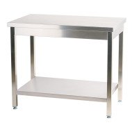 Mesa de Trabajo Acero Inoxidable para Hostelria 600x600 mm | ROMUX Profesional