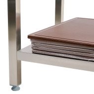 Mesa de Trabajo Acero Inoxidable para Hostelria 600x600 mm | ROMUX Profesional
