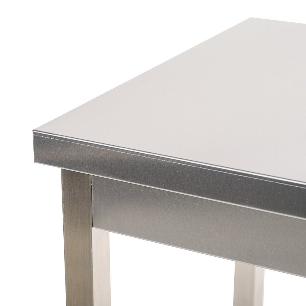 Mesa de Trabajo Acero Inoxidable para Hostelria 600x600 mm | CLEITON Profesional