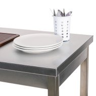 Mesa de Trabajo Acero Inoxidable para Hostelria 600x600 mm | CLEITON Profesional