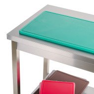 Mesa de Trabajo Acero Inoxidable para Hostelria 600x600 mm | CLEITON Profesional