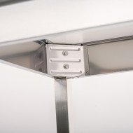 Mesa de Trabajo Acero Inoxidable para Hostelria 600x600 mm | CLEITON Profesional