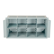 Cestillo Cubiertos con Separadores Acero Inoxidable | Gastroten