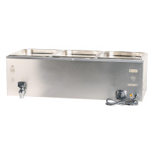 Baño María Industrial 3 Cubas 1/2 GN Romux | Equipamiento Hostelería