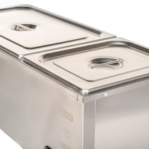 Baño María Industrial 3 Cubas 1/2 GN Romux | Equipamiento Hostelería