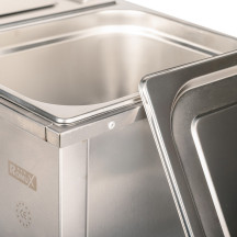 Baño María Industrial 4 Cubas 1/2 GN Romux | Hostelería Profesional