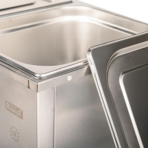 Baño María Industrial 2 Cubas GN 1/1 Romux | Hostelería Profesional