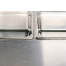 Baño María Industrial 2 Cubas GN 1/1 Romux | Hostelería Profesional