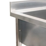 Fregadero Seno Profundo 1200x700mm Romux | Equipamiento Industrial