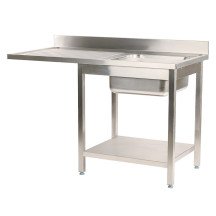 Fregadero 1 Seno 1200x700mm Desmontable Romux | Lavado Industrial