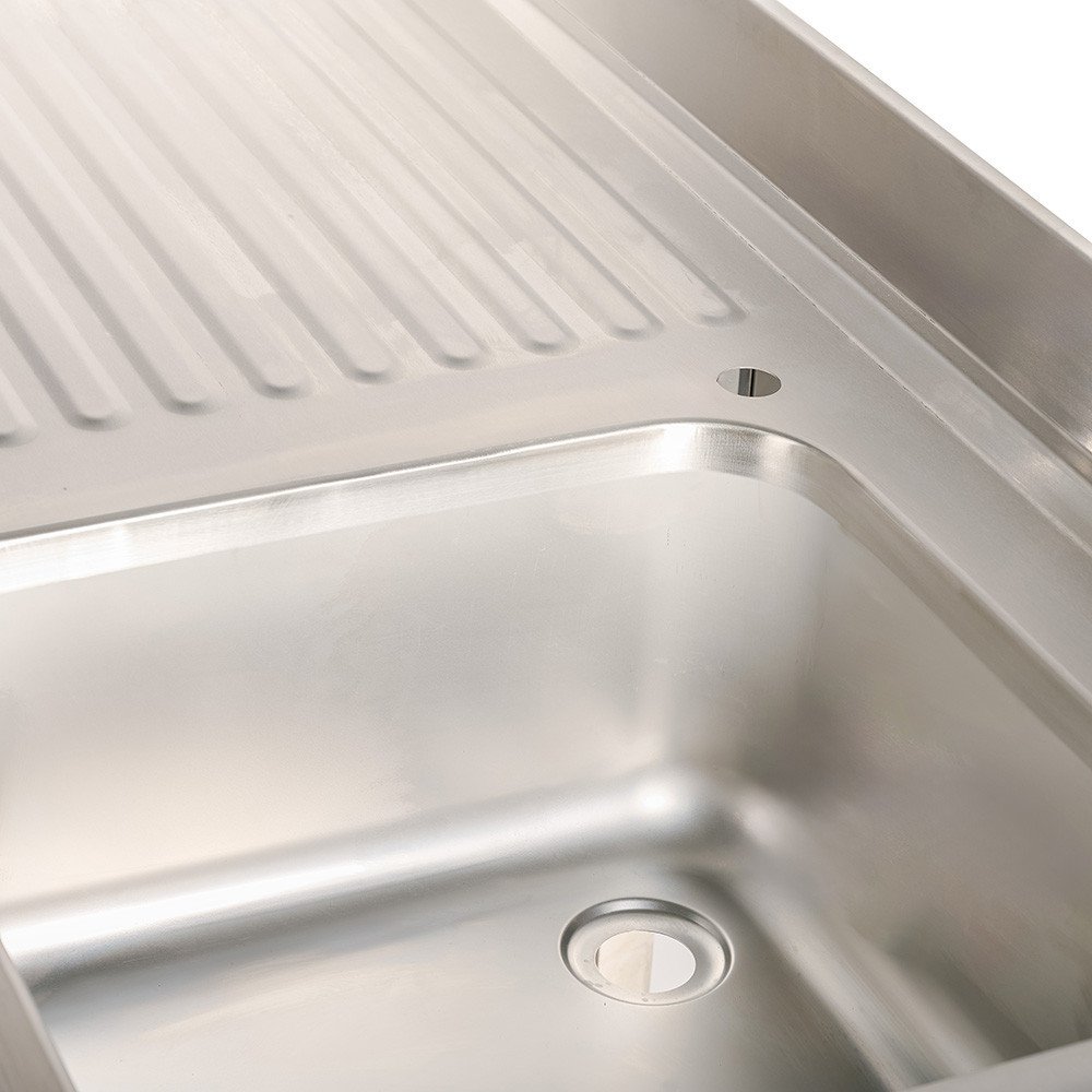 Fregadero 1 Seno 1400x700x900 mm Romux | Equipamiento Industrial