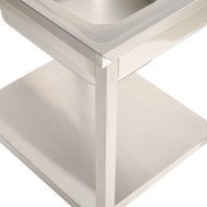 Fregadero 1 Seno 1400x700x900 mm Romux | Equipamiento Industrial