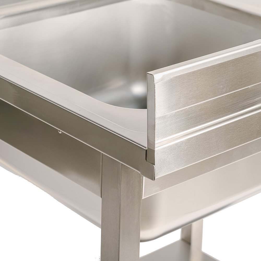 Fregadero 1 Seno 1400x700x900 mm Romux | Equipamiento Industrial