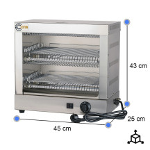 Tostador Doble Industrial Cleiton 4 Rebanadas | Equipamiento Hostelería