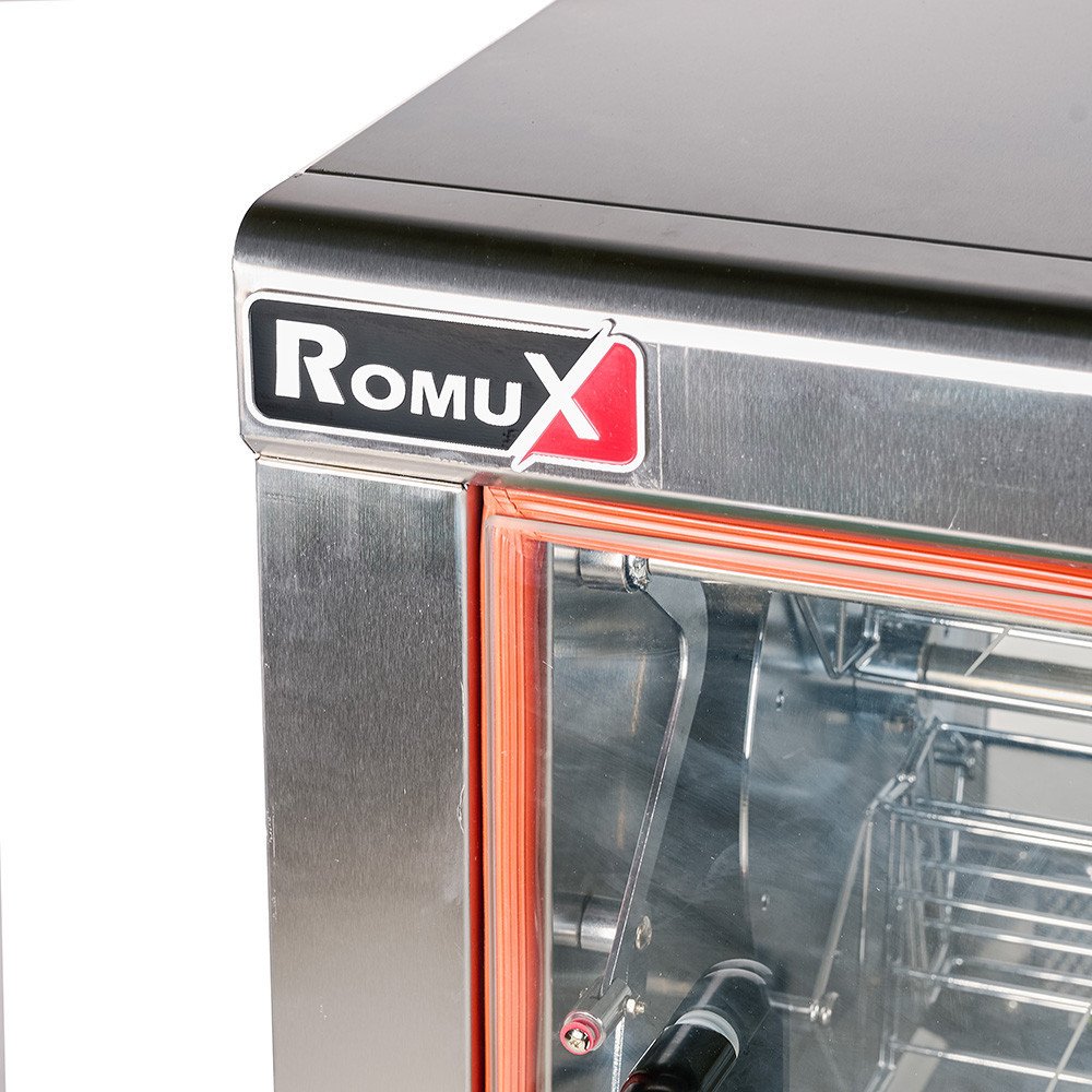 Asador de Pollos Horizontal a Gas Butano 12-16 Pollos Romux | Alta calidad para hostelería