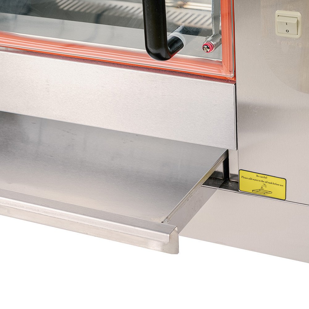 Asador de Pollos Horizontal a Gas Butano 12-16 Pollos Romux | Alta calidad para hostelería