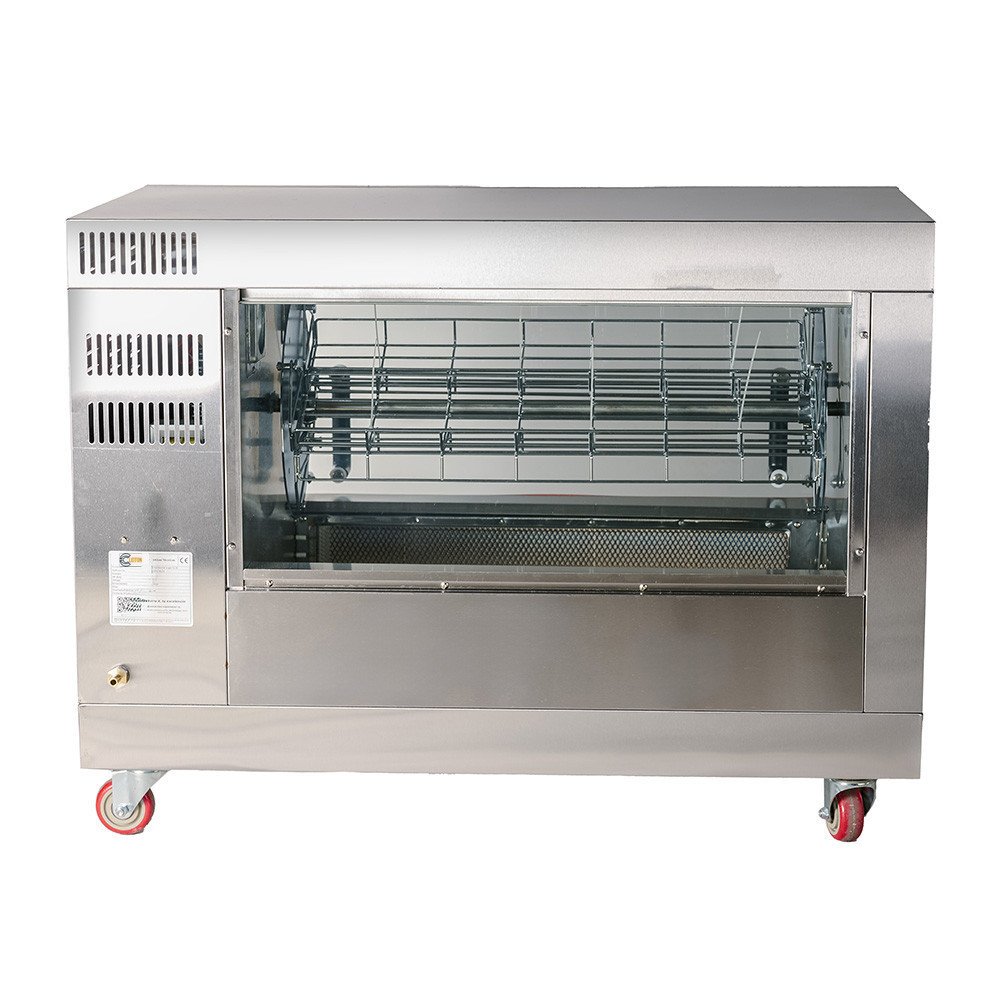 Asador de Pollos Horizontal a Gas Butano 12-16 Pollos Cleiton | Alta calidad para hostelería